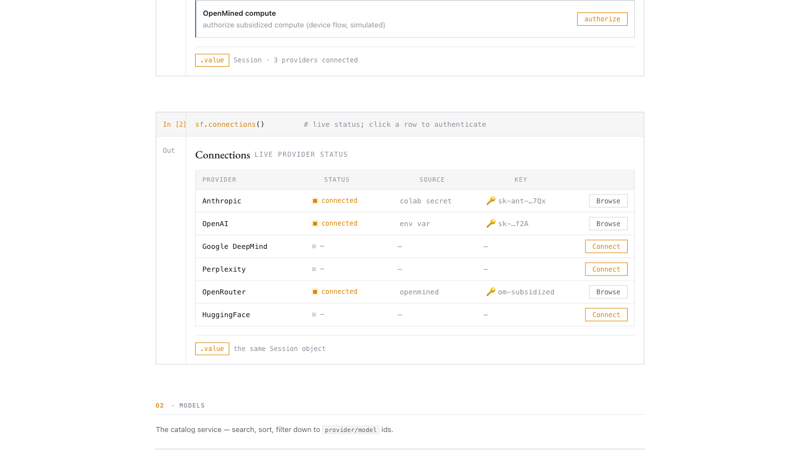 The screamingface SDK notebook widgets, brand-styled